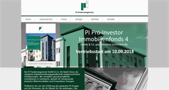 Desktop Screenshot of proinvestorfonds.de