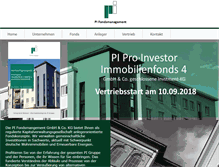 Tablet Screenshot of proinvestorfonds.de
